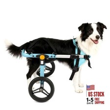 TailWaggers Dog Wheelchair for Back Legs Adjustable Mobility 26-69lbs,15-22"