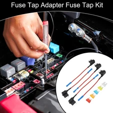 32V Regular Fuse Tap Adapter w/ 5 5A+10A+15A+20A+25A Blade Style Fuse