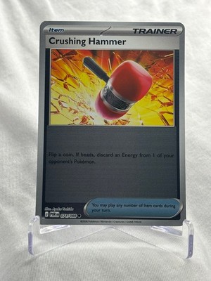 Crushing Hammer Reverse Holo Common Scarlet & Violet Base Set 168/198 NM