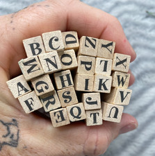 Unbranded Rubber Wooden Stamps Alphabet Stamps Full Alphabet A-Z