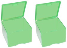 MTM CAST1-16 Cast Bullet Box, 2 Pack, USA Made, Clear Green 3.4",