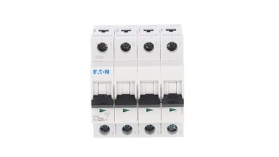 4P C 25A Überstromschalter 6kA AC PL6-C25/4 166523