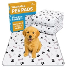 Waterproof Dog Training Pads - Washable 34x36 with Anti-Slip Backing