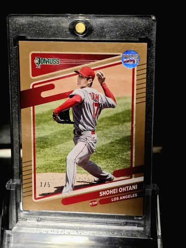 Shohei Ohtani [Press Proof] #199 2021 Panini Donruss card