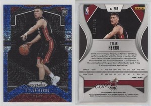 2019-20 Panini Prizm Fast Break Blue /175 Tyler Herro #259 Rookie RC