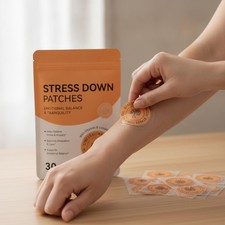 Gentle Cortisol Support Patches for Emotional Balance - 30 Count