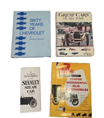 4 Vintage Car Books Sixty Years Of CHEVROLET Great Cars Of All Time Stanley...