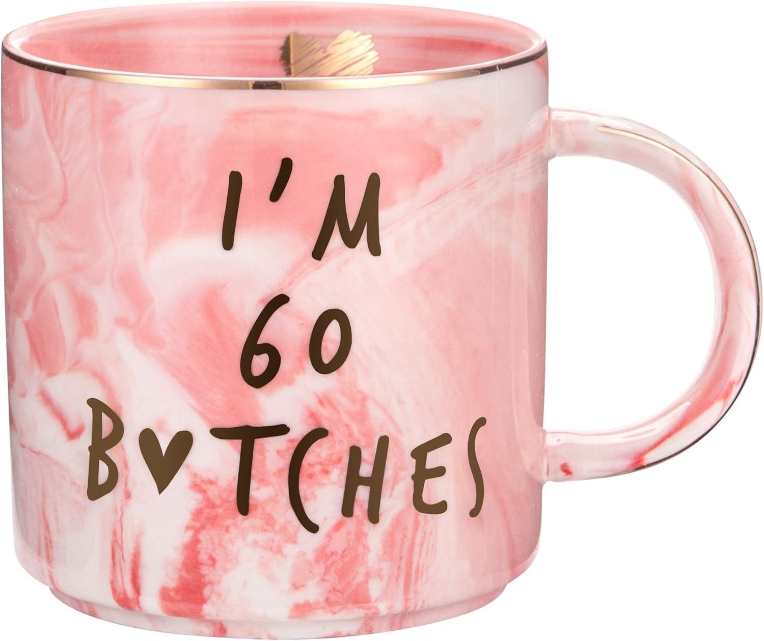 Funny 60th Birthday Gift for Women - Pink I'm 60 T-Shirt 1 Pack