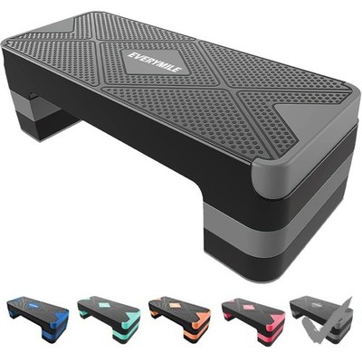 Aerobic Exercise Step, Adjustable Aerobic Stepper for Exercise, Workout Step ...