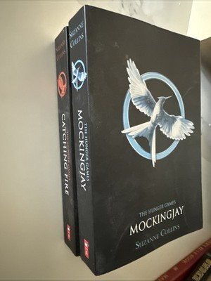 Lot of 2 Hunger Games Catching Fire & MockingJay Hardcover First Editions HC DJ
