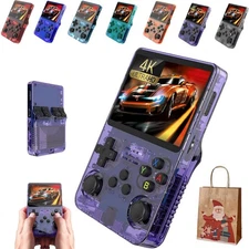 R36S Retro Handheld Video Game Console 64GB 30000 Games 3.5 Inch IPS Screen US