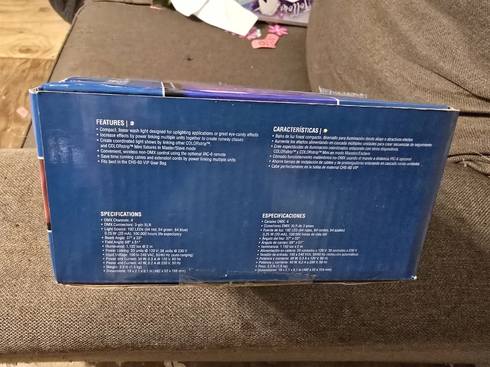 Chauvet DJ COLORstrip Mini RGB 4 Channel LED Linear Wash Light - Image 3 of 4