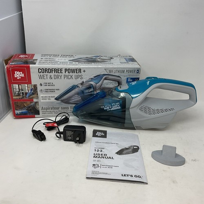 #ad Dirt Devil QuickFlip Wet Dry Cordless Vacuum Cleaner Blue BD30225V $34.99