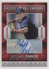 2014 Panini Elite Extra Edition Prospects 269/474 Michael Chavis #26 Auto 0jy4