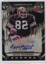 2018 Panini Obsidian Aurora Auto 7/100 Ozzie Newsome #AA-ON Auto HOF sy7