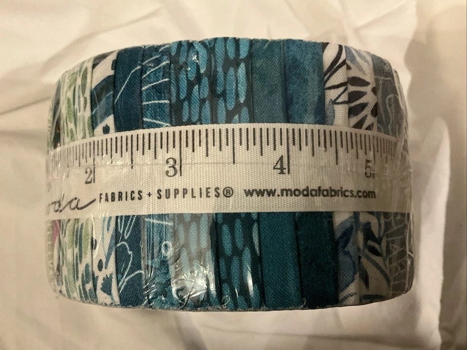 Moda Fabrics Jelly Roll - Moody Bloom, New & Sealed Package - Image 3 of 4