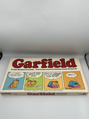1978 Garfield Board Game Parker Brothers COMPLETE Vintage Comic Strip Cat READ