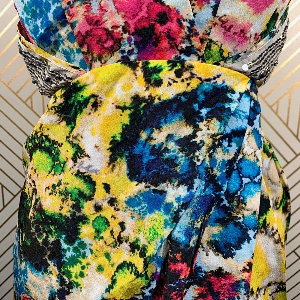 Sachin & Babi Providence Silk Embellished Dress