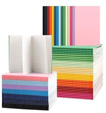 60 Pack Mini Pocket Colorful Lined 60 Packs Lined  Colorful Cover Lined/Ruled