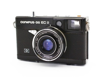 Olympus 35 EC2 analoge Kleinbildkamera 42 mm f/2,8 Objektiv aus JAPAN【Fast ne...