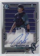 2021 Bowman Chrome Prospect Refractor 470/499 Matt Scheffler #CPA-MSC Auto 0q4s