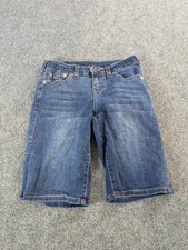 True Religion Shorts Girls Size 10 Blue Denim Jean Jorts