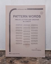 Pattern Words : 12 Letters and greater in Len...