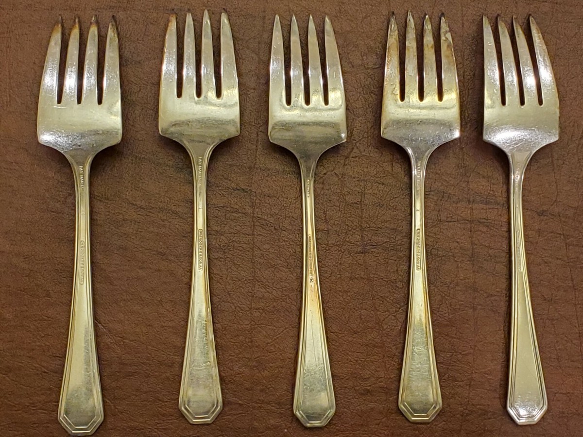 【WM. ROGERS】 ディナーセット 31本 Lady Densmore 1923 MAYFAIR ~silver plate fork flatware set ~Pat. Mar 13 '23 WM