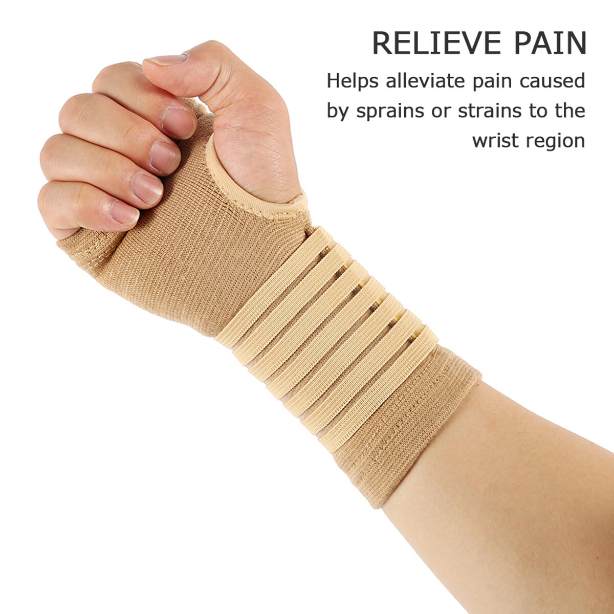 2× Wrist Brace Bandage Support Carpal Tunnel Arthritis Hand Sprain Pain