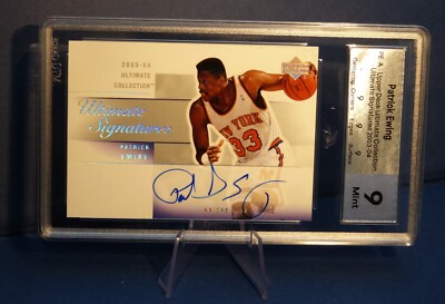 2003-04 Patrick Ewing Upper Deck Ultimate Collection Ultimate Signature Autograp