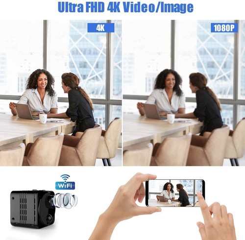 Mini-Kamera 1080P Überwachungskamera Außen WiFi mit Nachtsicht Camera - Bild 6 von 18