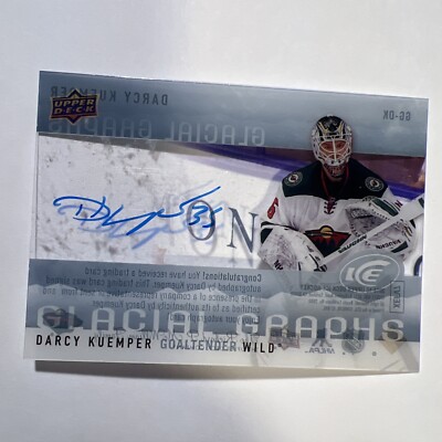 2014-15 Upper Deck Ice #GG-DK Darcy Kuemper Glacial Graphs