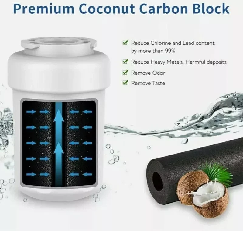 PACK 4 GE MWF MWFP 46-9991 GWF Smartwater Filtro de agua genuino para refrigerador EE. UU. Foto 2 de 3