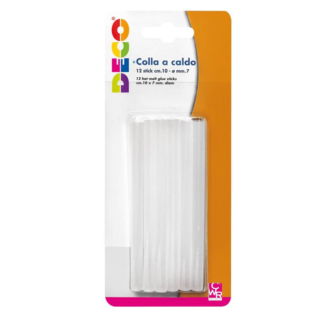 Cwr – Colla A Caldo Per Pistola D.7mm Blister 12 Pezzi