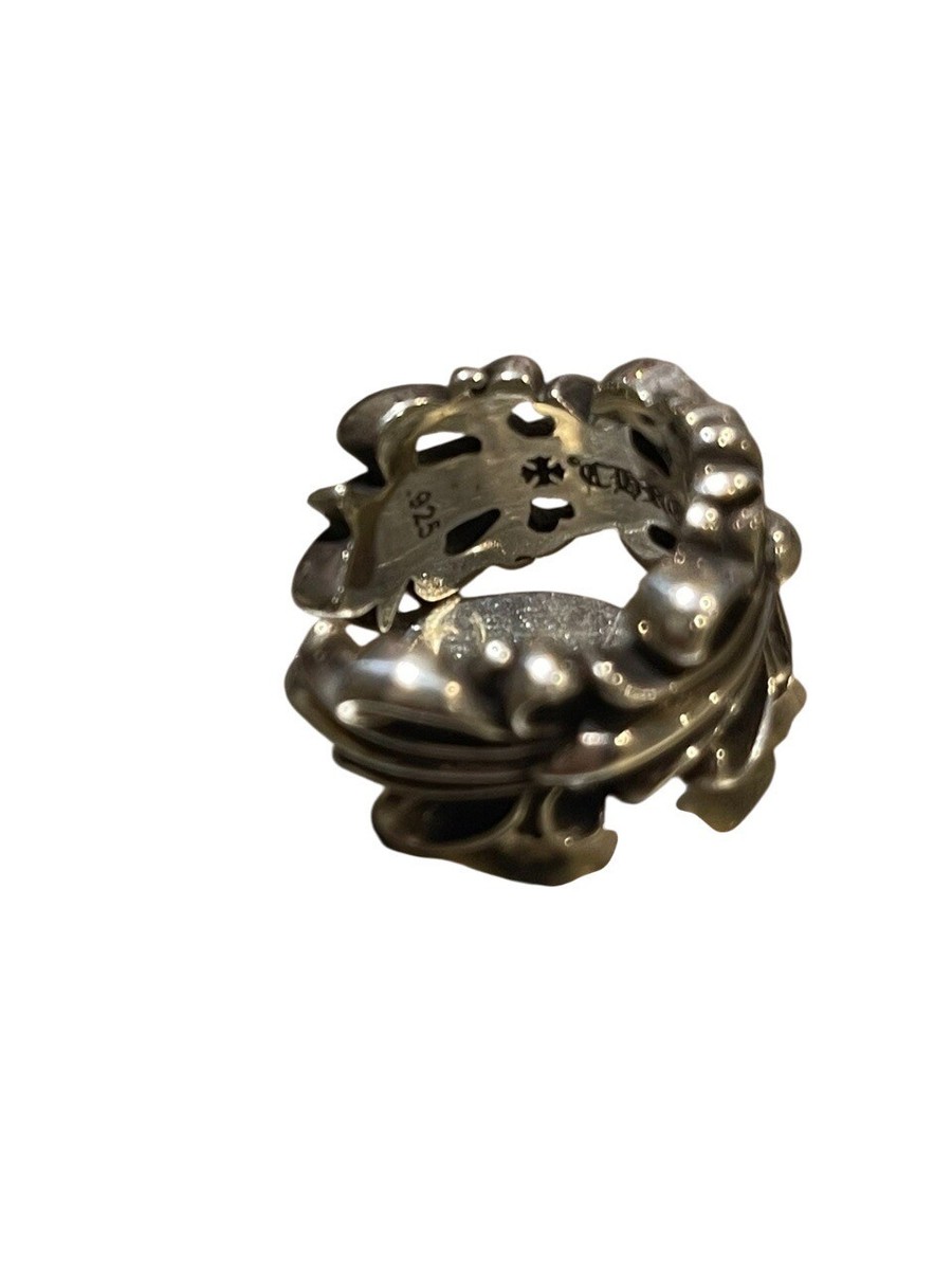 Chrome Hearts Double Floral Ring | eBay