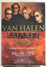 $0 ship VAN HALEN Japan PROMO POSTER 1995 tour YOYOGI gig OTHERS LISTED