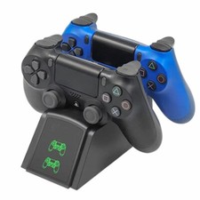 Image of PS4 Dual Controller Fast Charger Charging Dock Station Stand Dualshock Gamepad