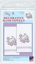 Jack Dempsey Stamped Decorative Hand Towels 17"X28"-2 Birds Pack of 1 