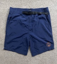 Spitfire Bighead Men's Navy Skate Shorts Medium Athletic Swim Trunks Flame Wheel