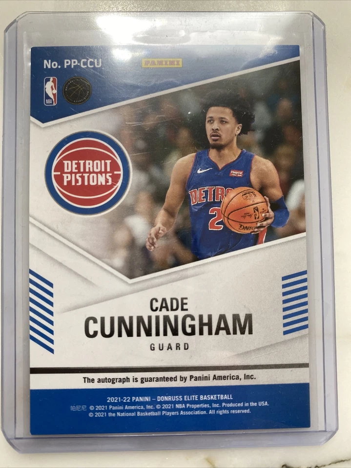 cade cunningham Rookie Auto /49 Elite Pen Pals  - Image 2 of 3