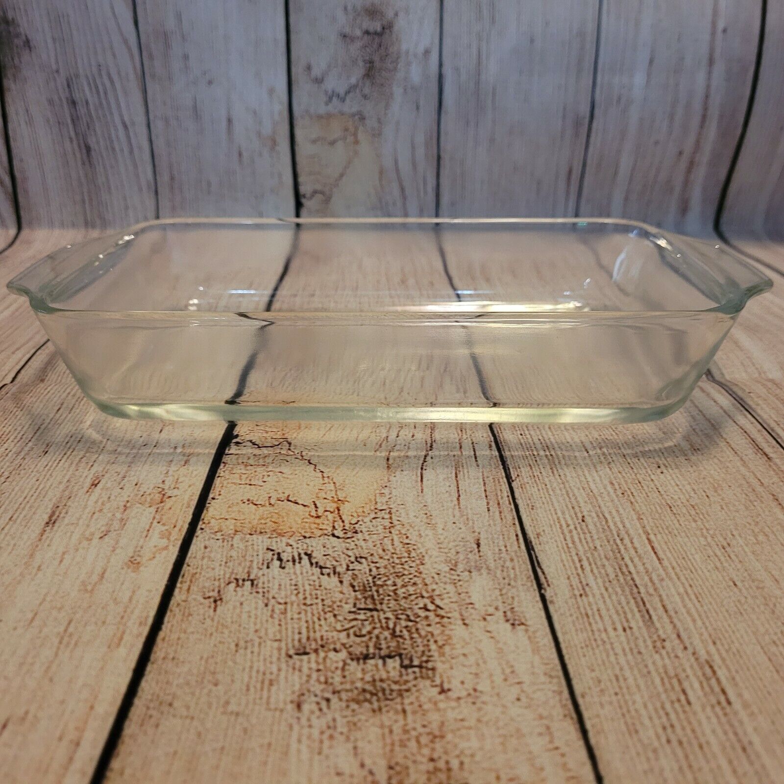 Vintage Anchor Hocking Clear Glass 427 Baking Dish 8 1/2” x 5” x