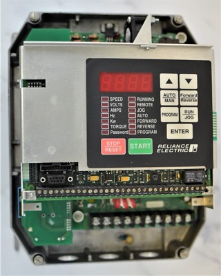 Reliance Electric GV3000 2V4160 SE Vector 2 HP V. 6.01 Inverter Drive TESTED