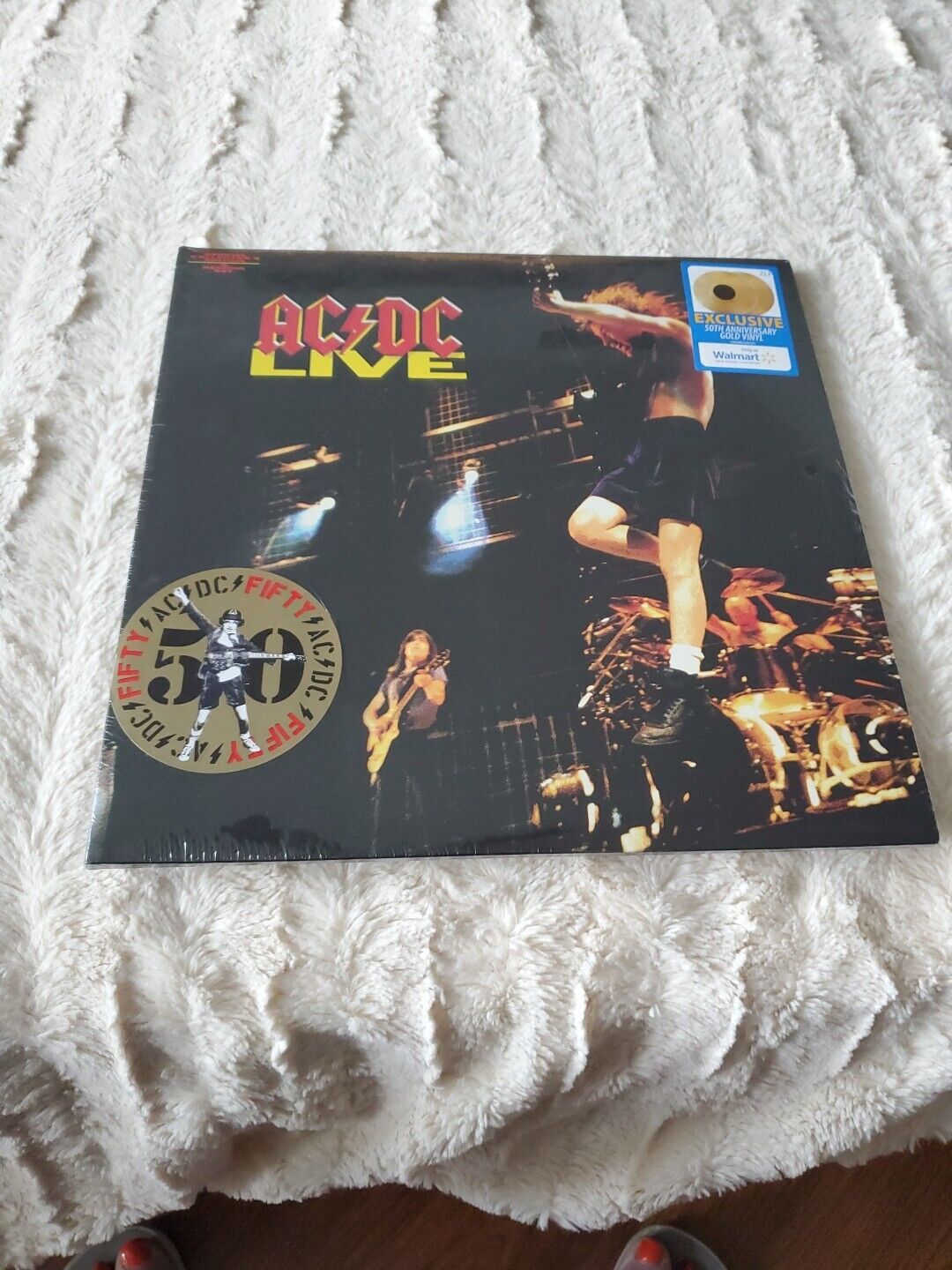 AC/DC - Live - 50th Anniversary 2xLP Gold Colored Vinyl NEW/SEALED!!!