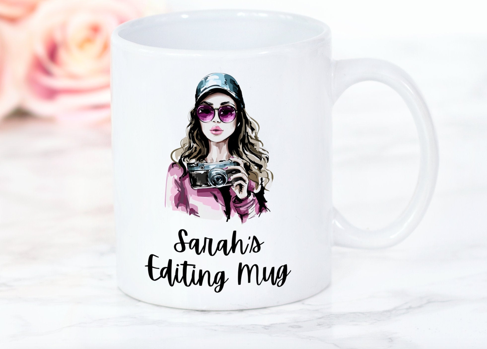 Personalised Photography Mug Editing Coffee Mug Cute Photographer Gift Photo