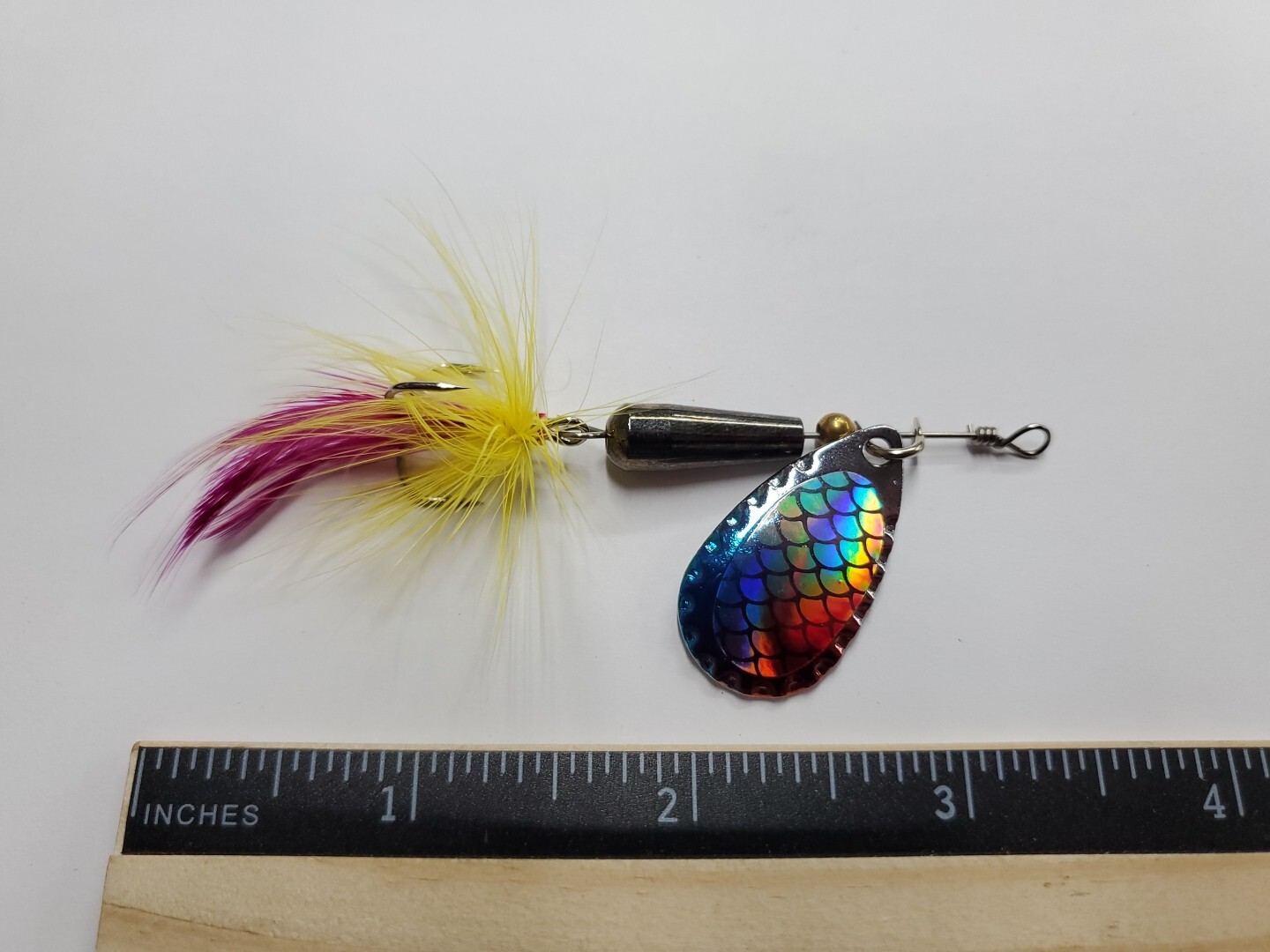 Lot of 60 Inline Spinners 1/4 oz - Rainbow - 3.5" - New Trout Lure Bulk - Image 2