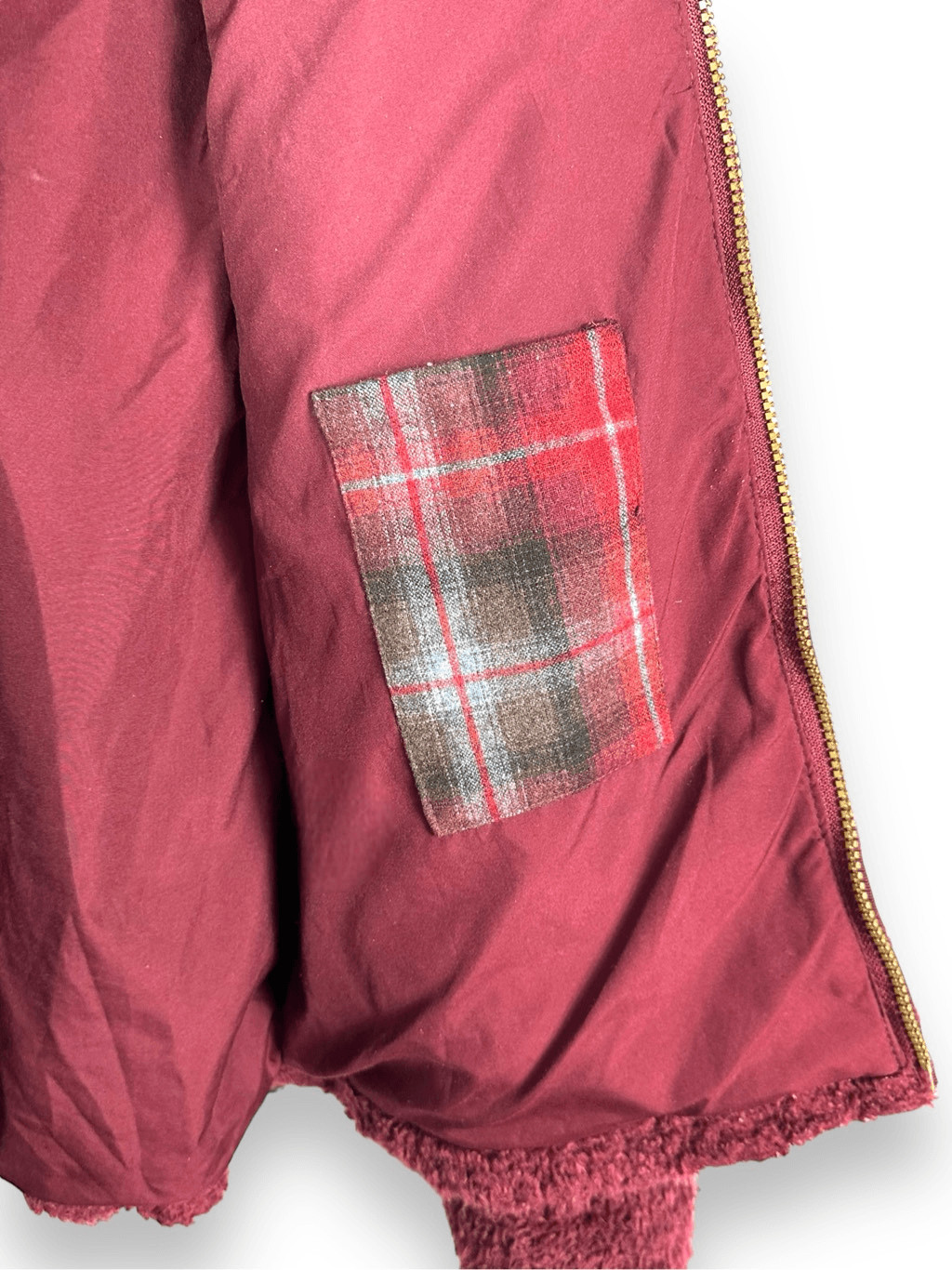 Pendleton Sherpa Zip Up Jacket Plaid Details - image 4