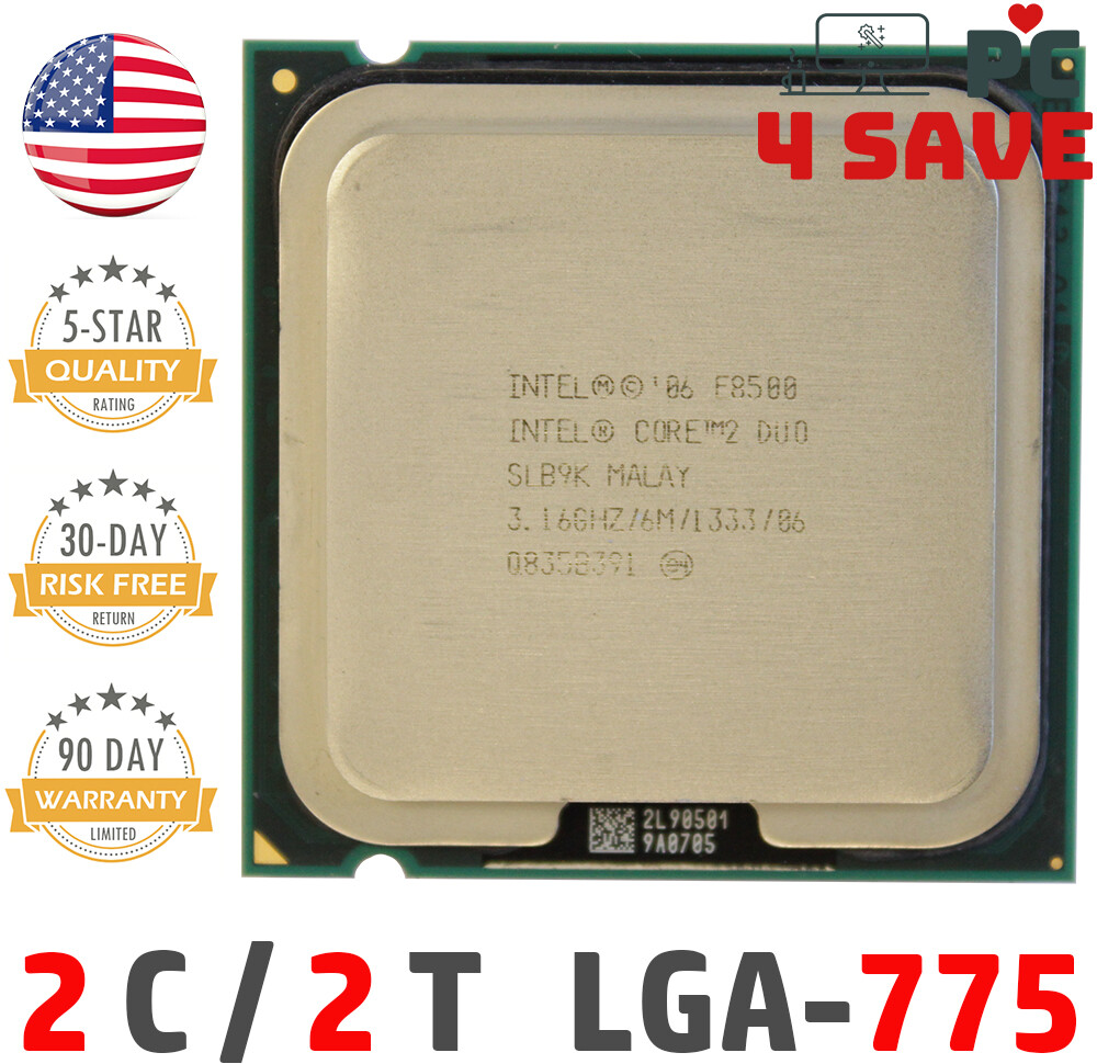 Intel Core Duo E8500 CPU GHz 6MB LGA-775 Desktop Processor