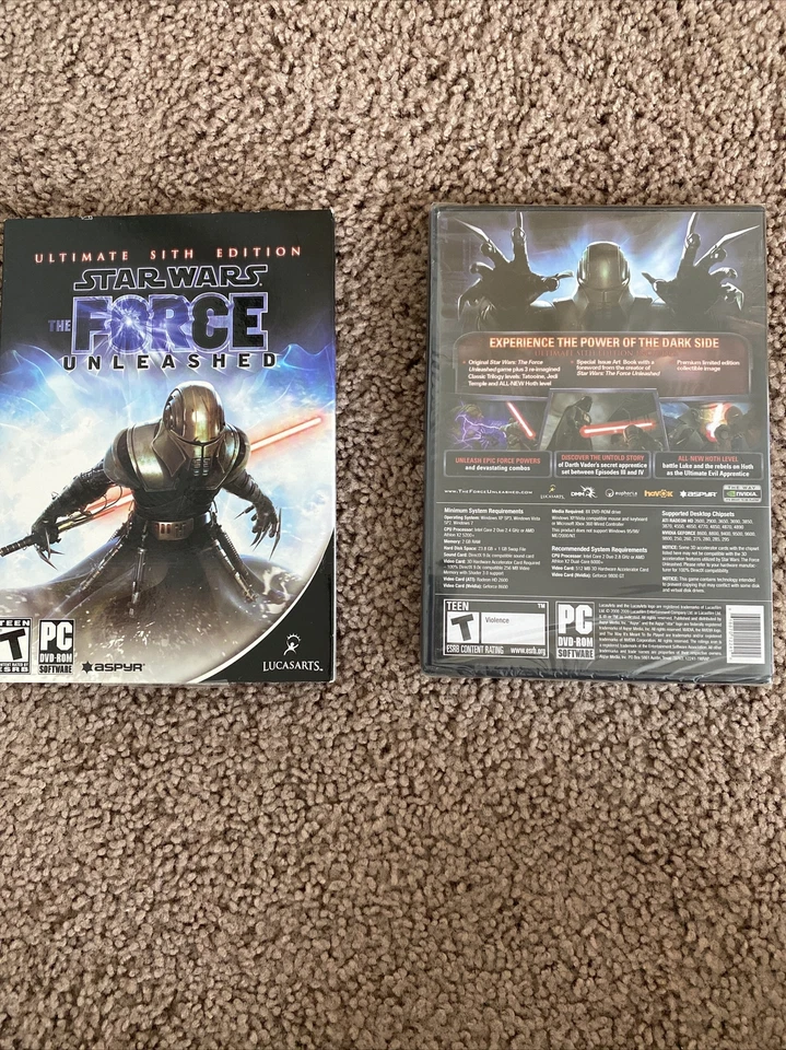Star Wars The Force Unleashed: Ultimate Sith Edition - PC SEALED rare Collectors - Image 4 of 4