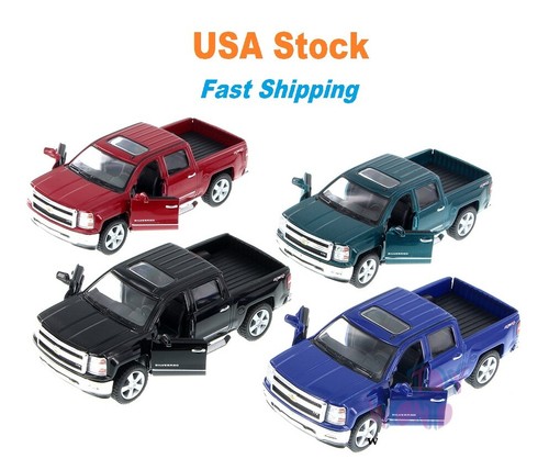 2014 Chevrolet Silverado Pickup Truck Kinsmart Diecast Toy Car 5" 1:36 - Picture 12 of 12