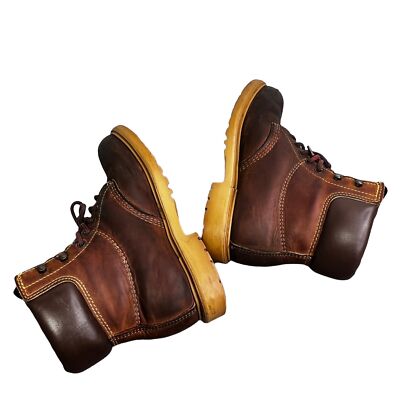 Vintage Red Wing Factors Work Boots Leather 7 Men 8.5 